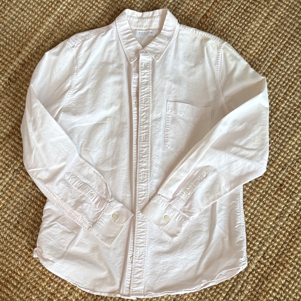 Everlane Cream Button Down Shirt